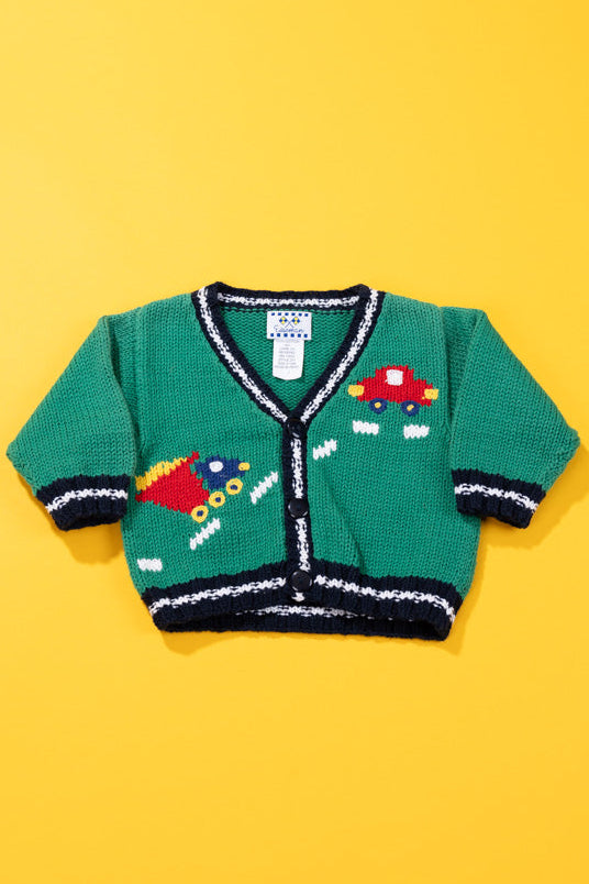 Vintage 90s Eiseman Cardigan Sweater (Kids 9-12MOS)