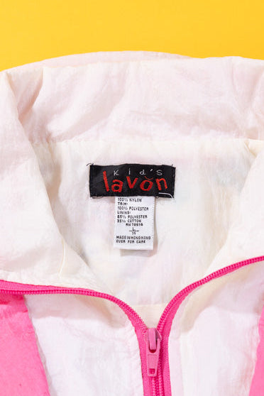 Vintage 80s Kid's Lavon Windbreaker (Youth L)