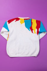 Vintage 80s Renso Fabiani Hand Knitted Sweater