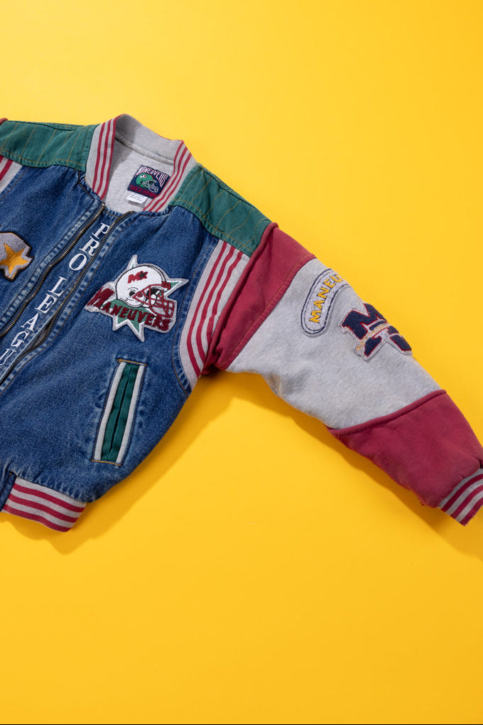 Vintage 90s Maneuvers Touchdown Jacket (Kids - M)