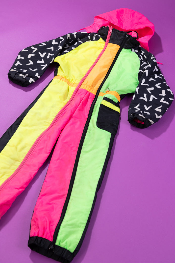 Vintage 80's Obermeyer Reversible Ski Suit (Kids- 5/6)