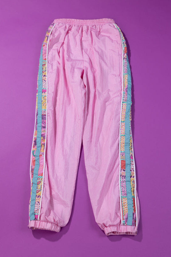 Vintage 80/90s Light Pink Windbreaker Pants