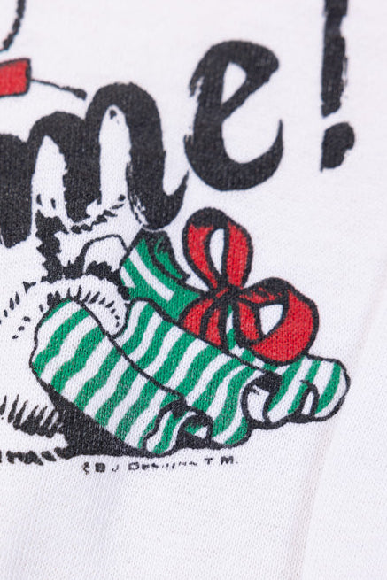 Vintage 90s Hug Me Christmas Bear Crewneck (Kids- 2T)