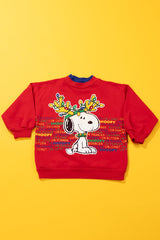 Vintage 90s Snoopy Christmas Sweater (Kids-3T)
