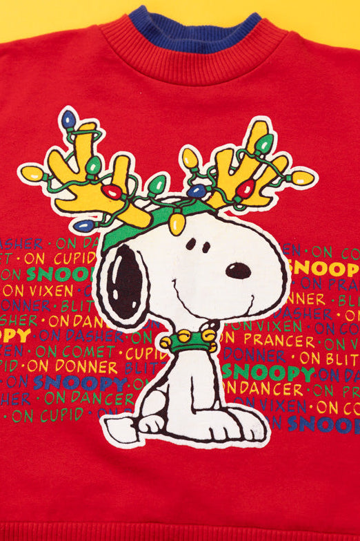 Vintage 90s Snoopy Christmas Sweater (Kids-3T)