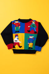 Vintage 90s Class Club Toy Soldiers Christmas Sweater (Kids - M)