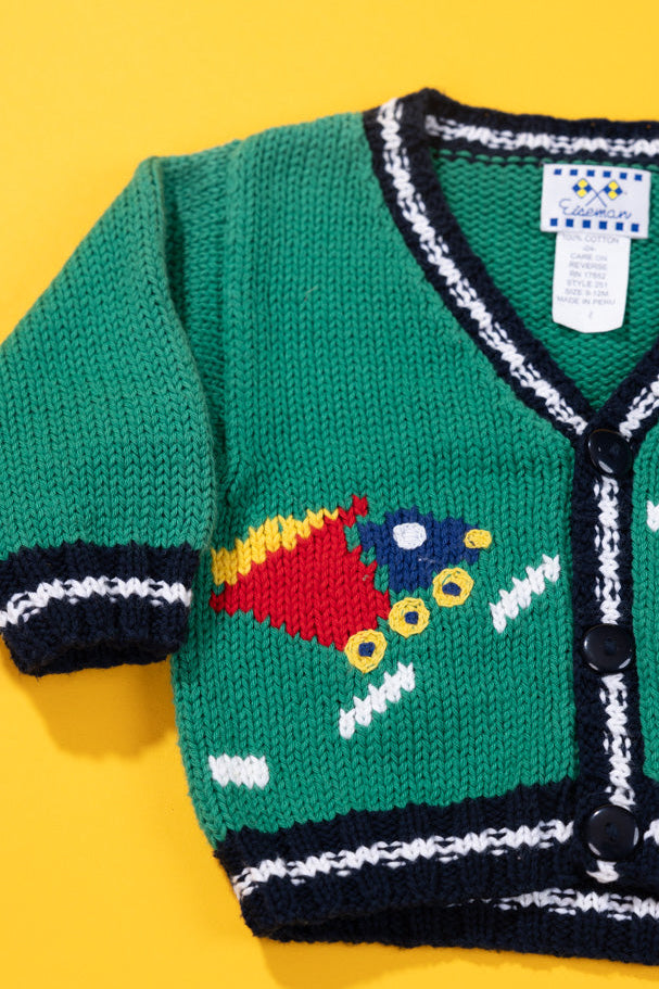 Vintage 90s Eiseman Cardigan Sweater (Kids 9-12MOS)