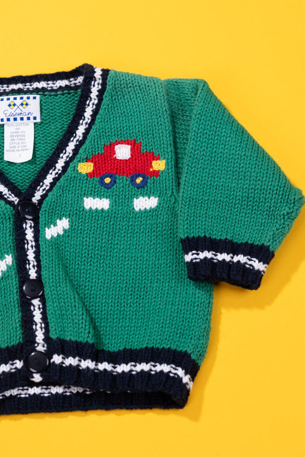 Vintage 90s Eiseman Cardigan Sweater (Kids 9-12MOS)