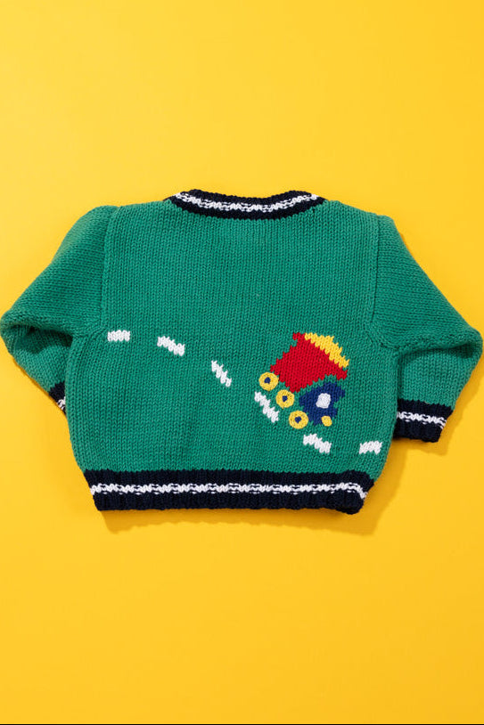Vintage 90s Eiseman Cardigan Sweater (Kids 9-12MOS)