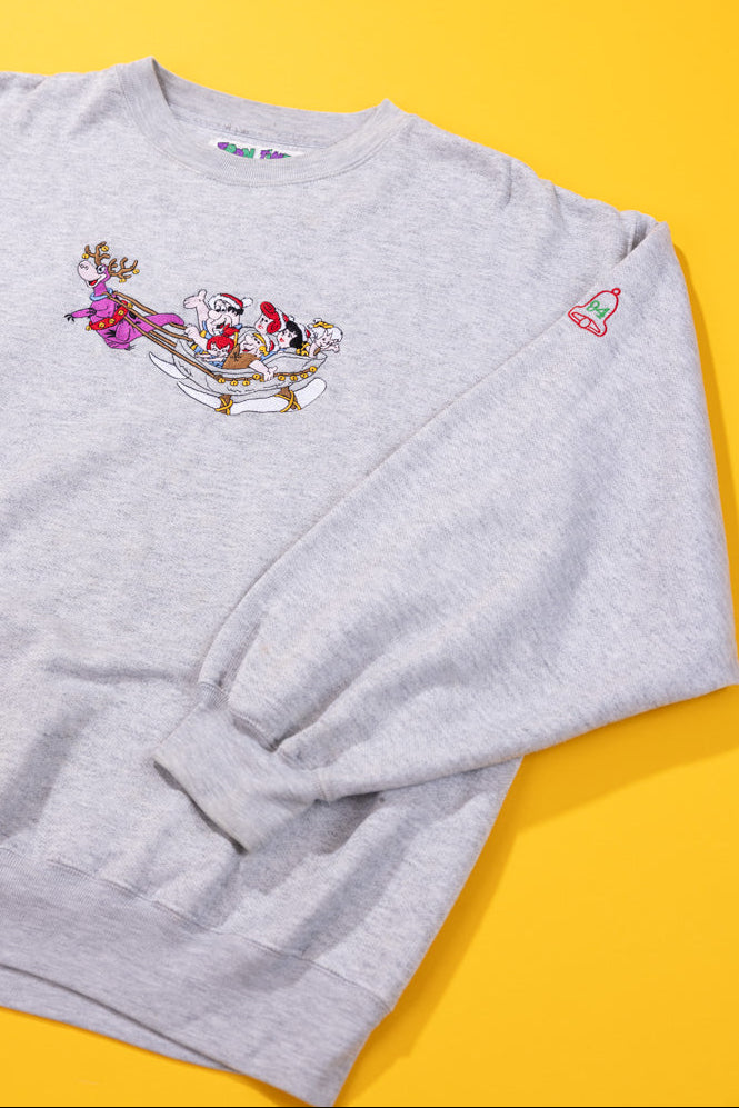 Vintage 1994 Flintstones Christmas Crewneck