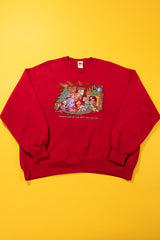 Vintage 90s Disney Winnie The Pooh Friendship Christmas Crewneck