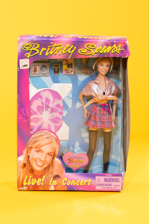 Vintage 2000 Britney Spears Live in Concert Doll with CD Play Along