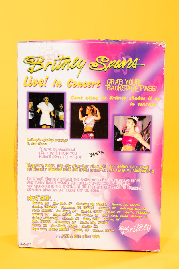Vintage 2000 Britney Spears Live in Concert Doll with CD Play Along
