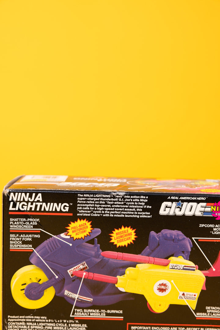 Vintage 1992 GI Joe Ninja Lightning "Fast-Attack" Ninja Cycle