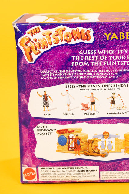 Vintage 1993 The Flintstones Bronto-Crane with Bendable Fred Figure