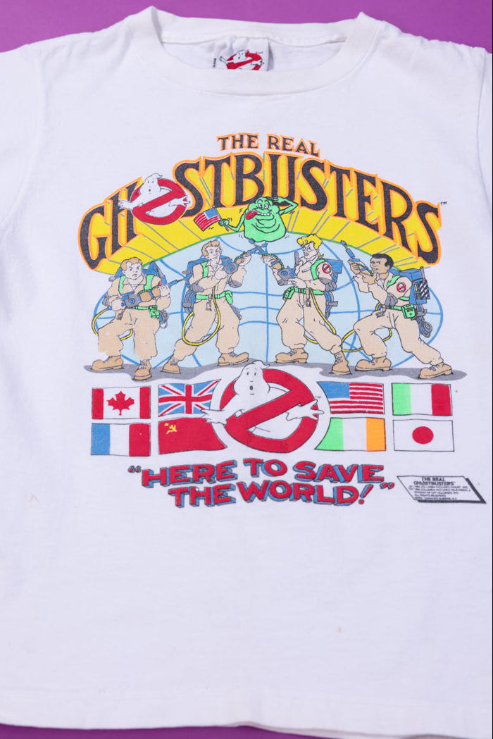 Vintage 1984 The Real Ghostbusters T-shirt (Kids - M)