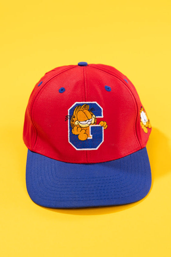 Vintage 90s Garfield Snapback Hat