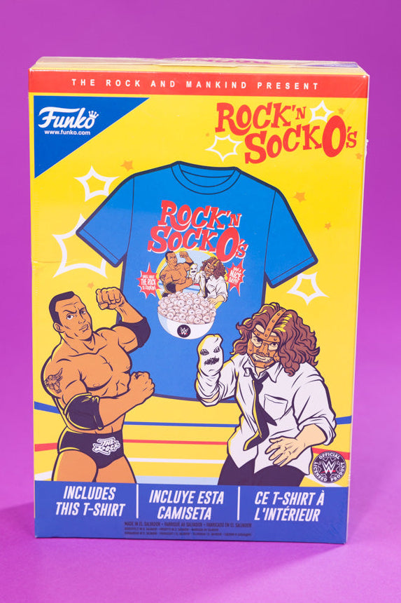 Rock N' SockO's WWE Funko T-shirt
