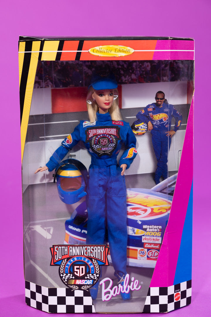 Vintage 1998 NASCAR 50th Anniversary Barbie Doll