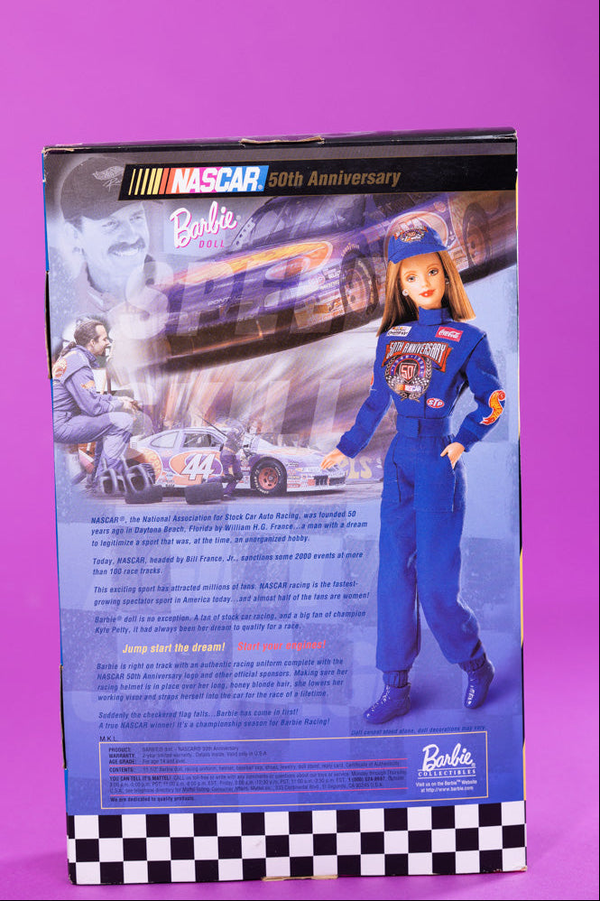 Vintage 1998 NASCAR 50th Anniversary Barbie Doll