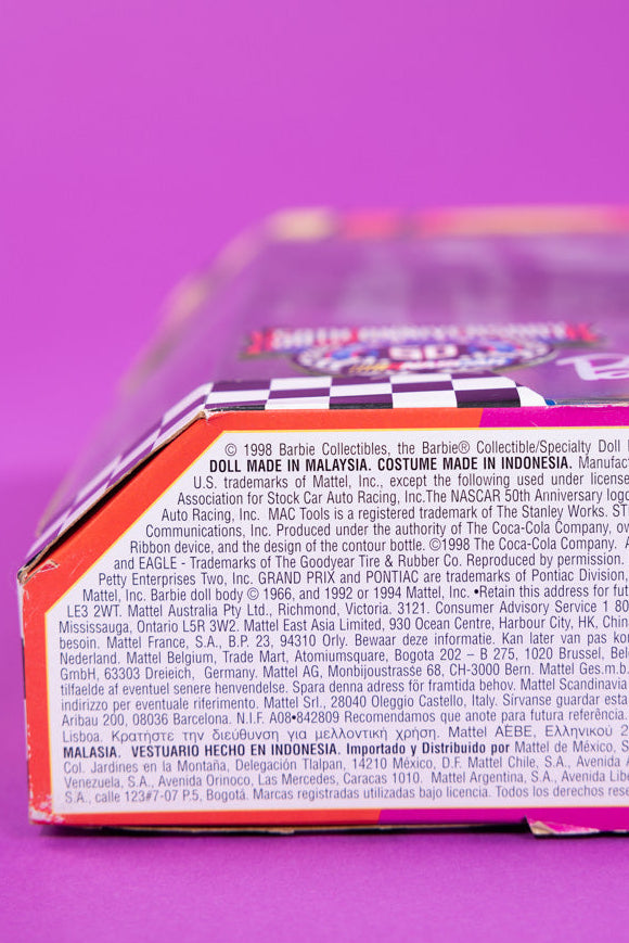 Vintage 1998 NASCAR 50th Anniversary Barbie Doll