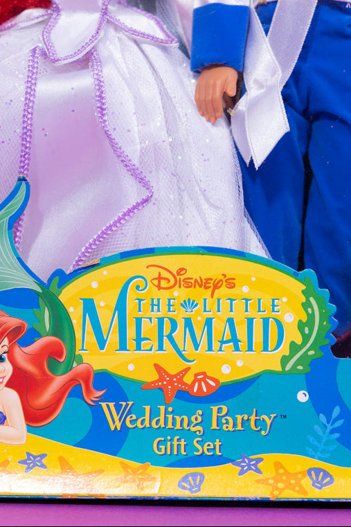 Vintage 1997 The Little Mermaid Wedding Party Gift Doll Set