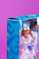Vintage 1997 The Little Mermaid Wedding Party Gift Doll Set