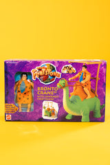 Vintage 1993 The Flintstones Bronto-Crane with Bendable Fred Figure