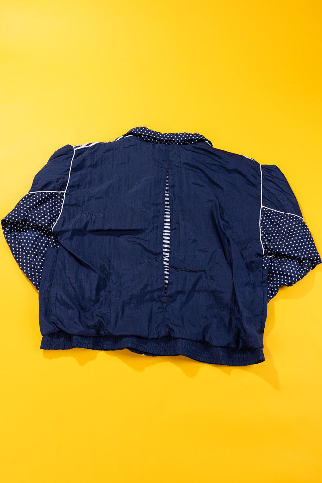 Vintage 90s Rhythm Sport by Janeve Windbreaker (polka dots)