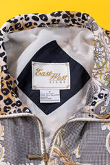 Vintage 90s East West Silks Cheetah Prink Jacket