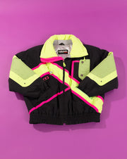 Vintage 80s Head Sportswear Neon Ski Jacket