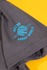Retro Boombox T-shirt (Washed Grey)