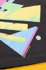 RCW Retro Chaos 2 Crop Tee (Faded Black/White)
