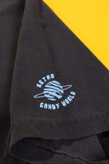 RCW Retro Chaos 2 Crop Tee (Faded Black/White)