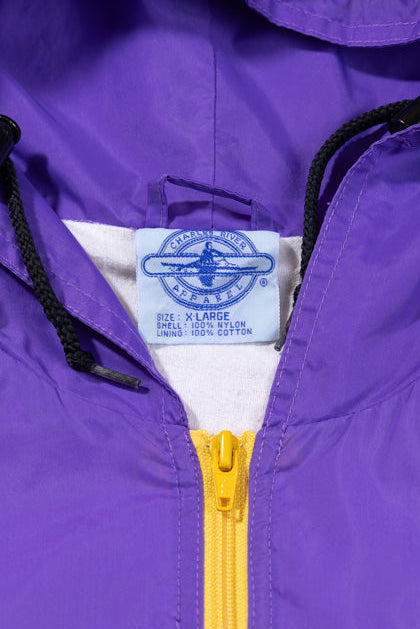 Vintage 90s Charles River Apparel Quarter Zip Windbreaker