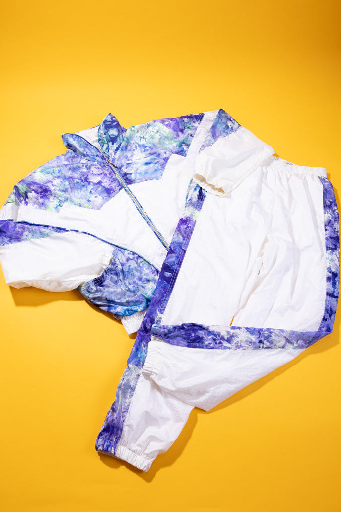 Vintage 80s East West Windbreaker Set