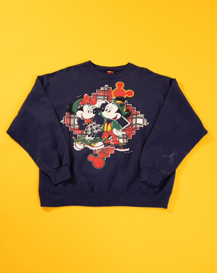 Vintage 90s Disney Mickey & Minnie Mouse Crewneck Sweater