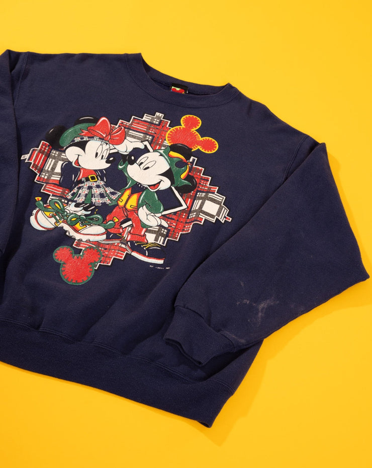 Vintage 90s Disney Mickey & Minnie Mouse Crewneck Sweater