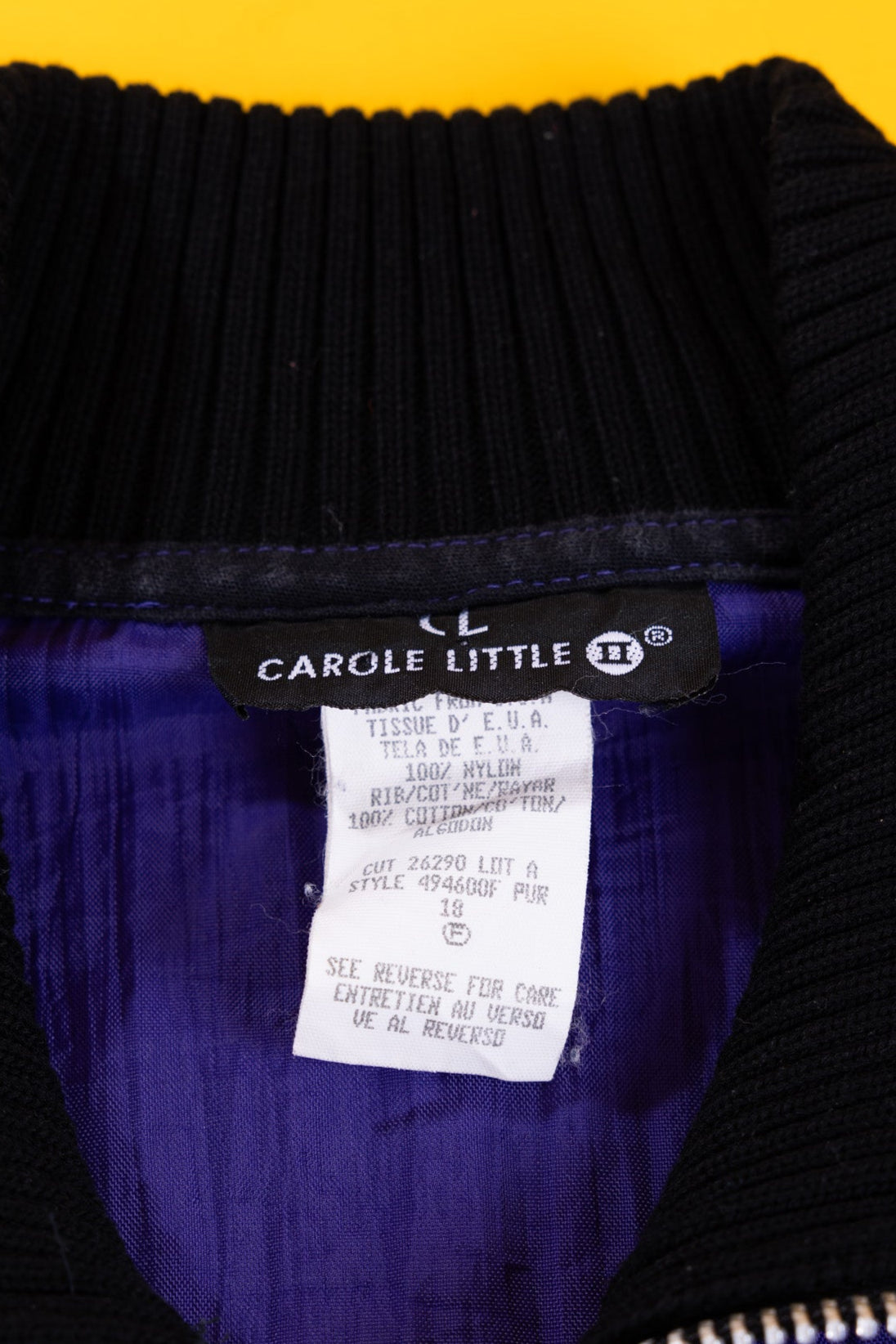 Vintage 80s Carole Little II Windbreaker