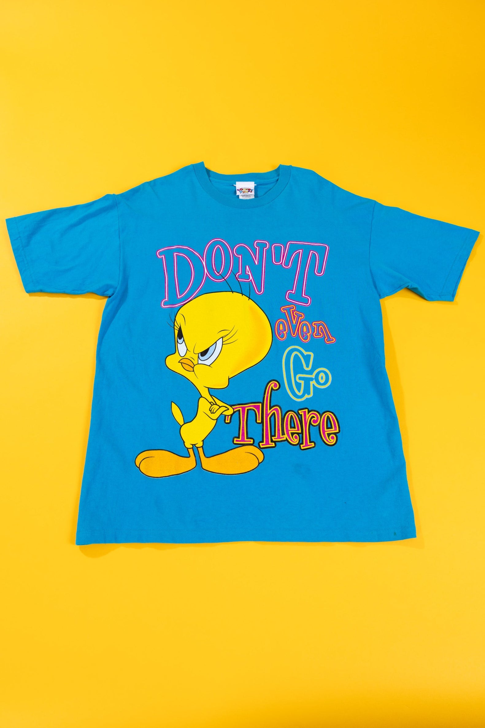 Vintage 1997 Tweety Bird Don't Even Go There T-shirt – Retro Candy
