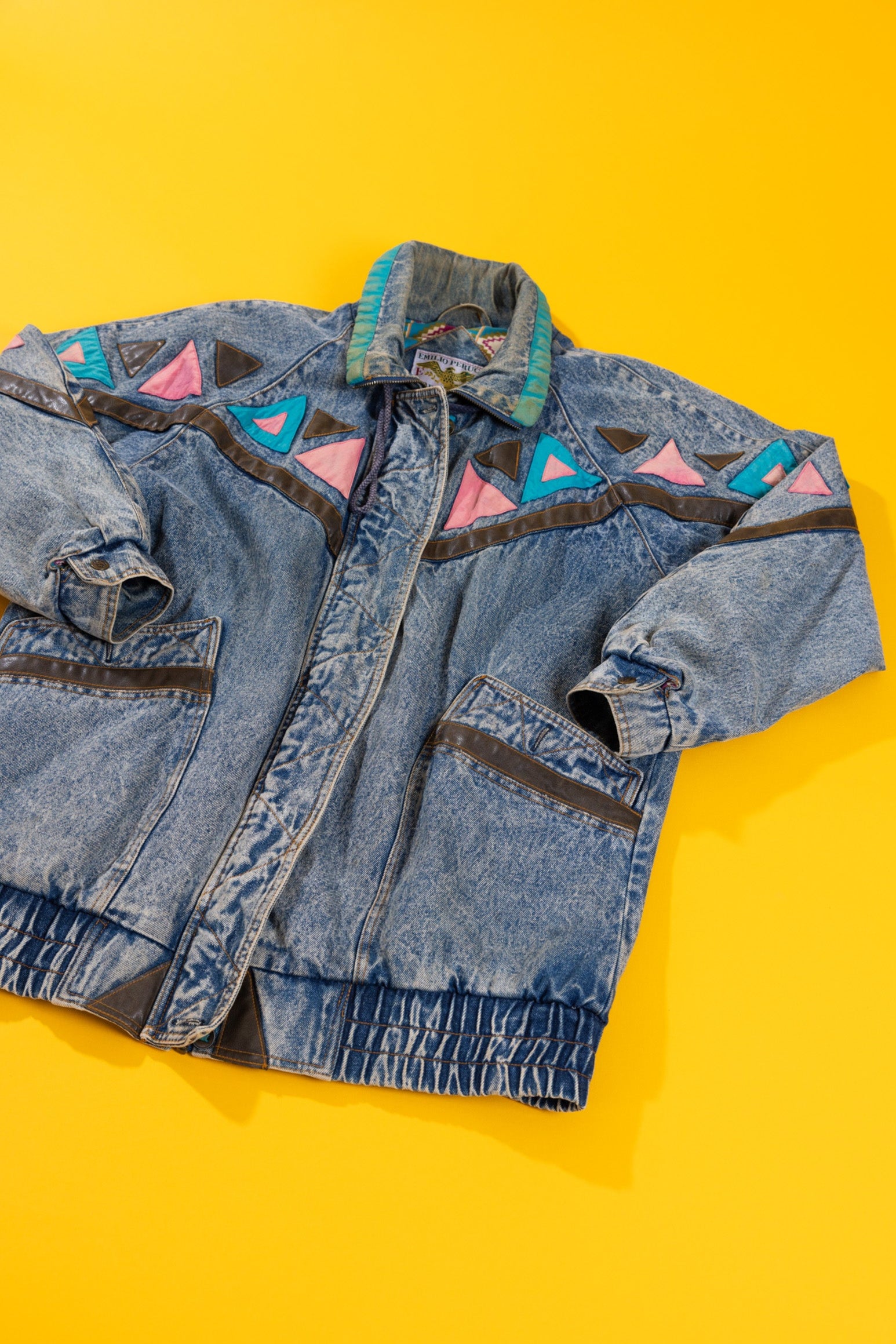 Vintage 80s Emilio Perucci Original Denim Coat – Retro Candy Vintage 80s Emilio Perucci Original Denim Coat – Retro Candy