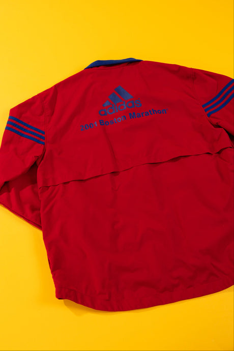 Vintage 2001 Adidas Boston Marathon Jacket