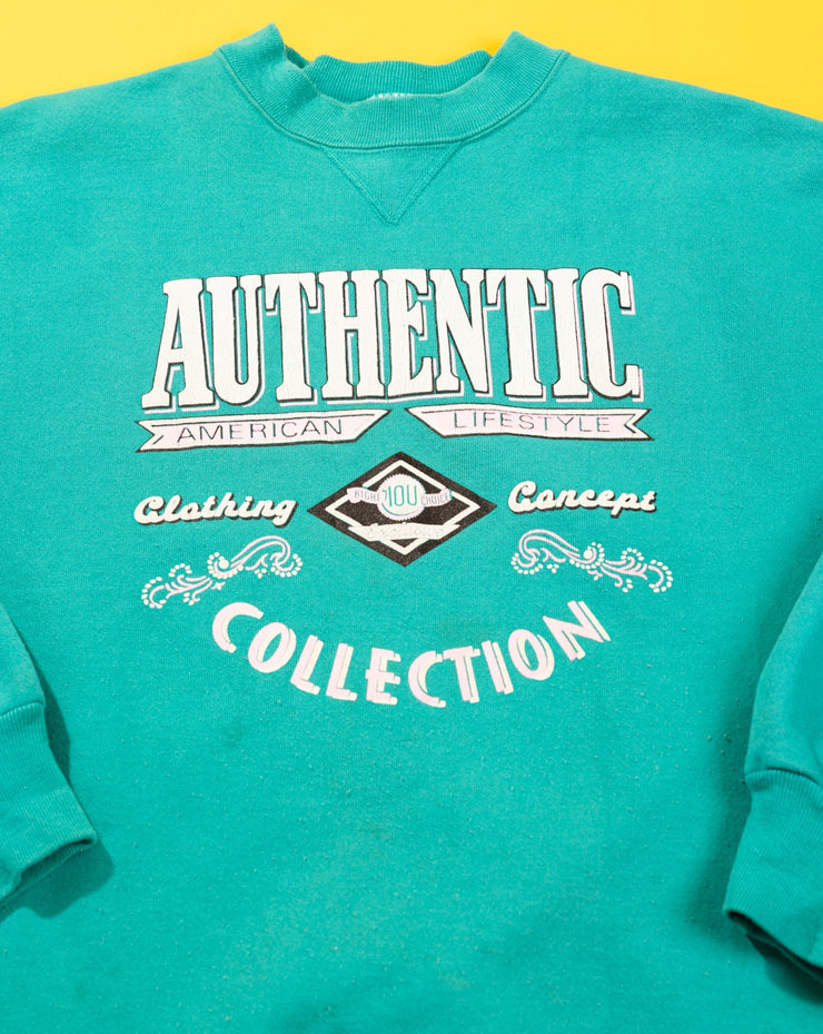 Vintage 90s I.O.U. Authentic American Collection Crewneck Sweater