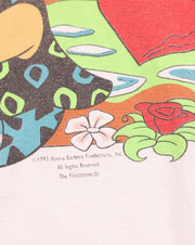Rare Vintage 1993 Flintstones Pebbles and Bamm-bamm Valentines Day T-shirt