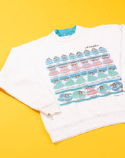 Vintage 90s Alaska Crewneck Sweater