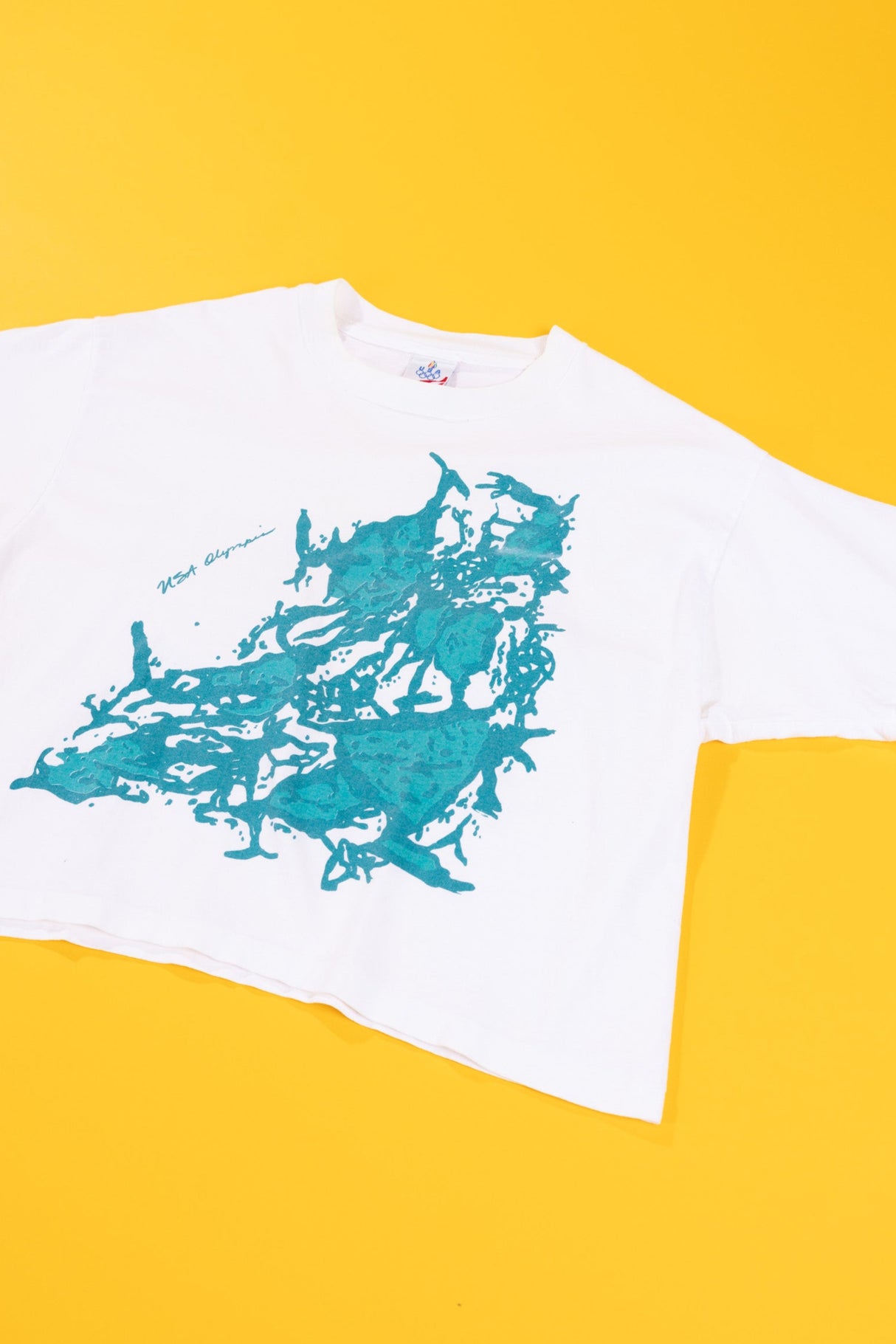 Vintage 90s USA Olympics Crop Top