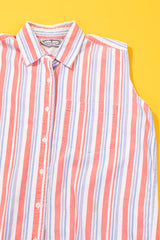 Vintage 90s Bonjour Sleeveless Button Up
