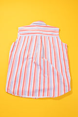 Vintage 90s Bonjour Sleeveless Button Up