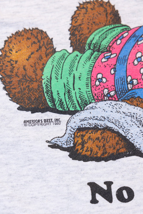 Vintage 1992 No Pain No Gain Teddy Bear T-shirt