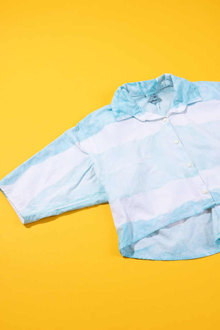 Vintage 90s Cropped Button Up